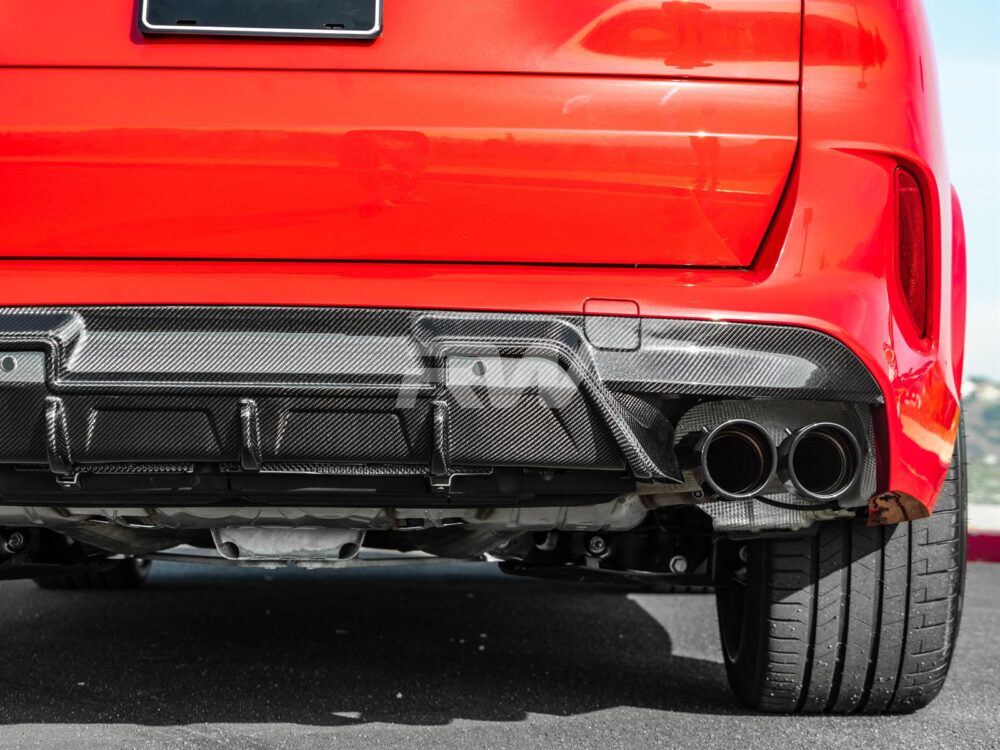RW Carbon BMW F95 X5MF96 X6M RWS Carbon Fiber Diffuser (14)