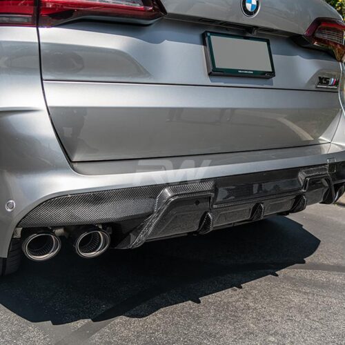 RW Carbon BMW F95 X5M/F96 X6M RWS Carbon Fiber Diffuser
