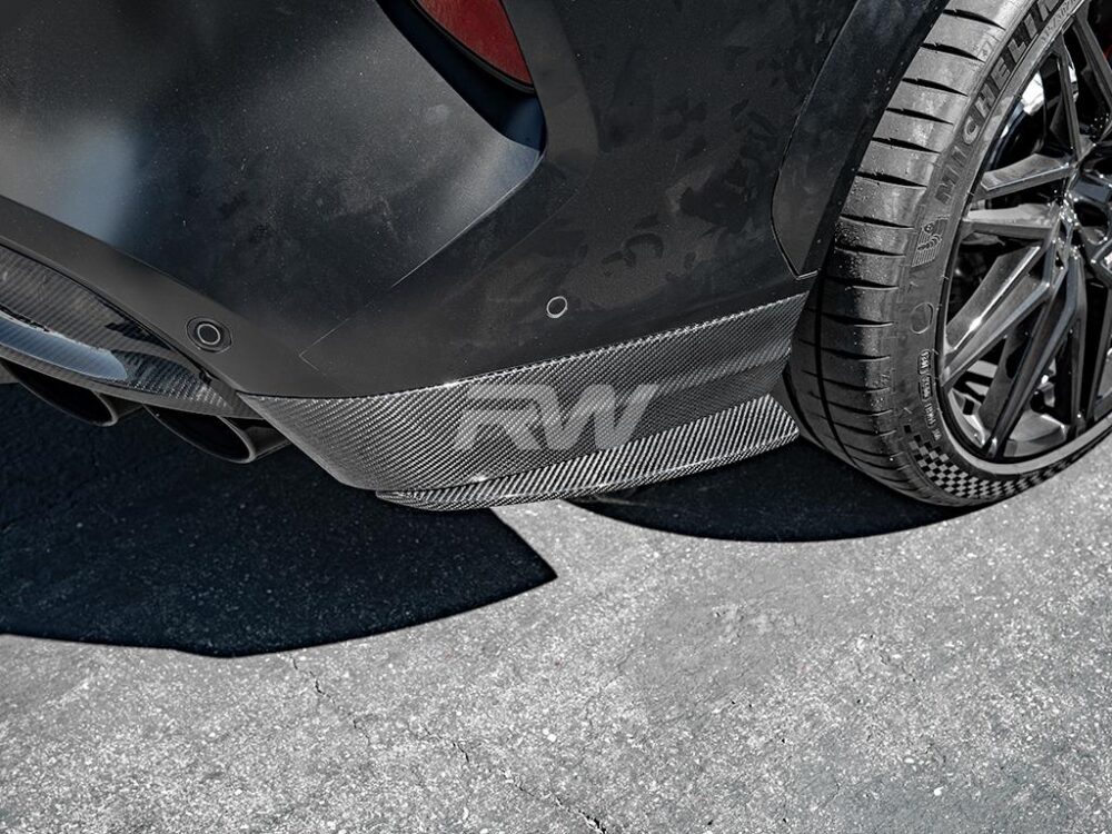 RW Carbon BMW F96 X6M Carbon Fiber Rear Bumper Trim (1)