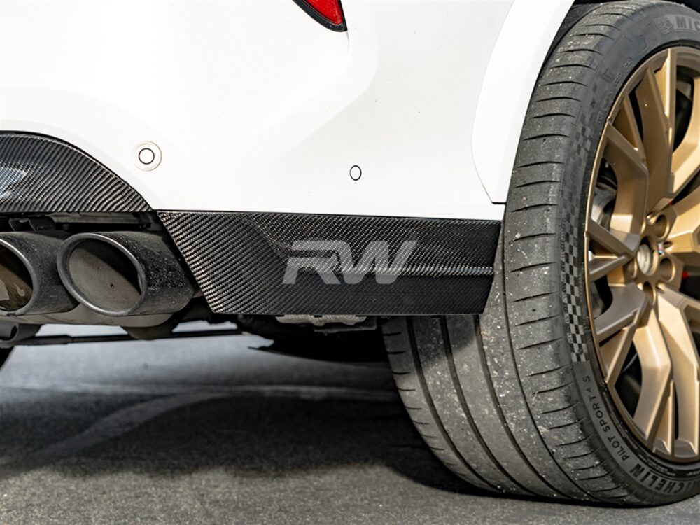 RW Carbon BMW F96 X6M Carbon Fiber Rear Bumper Trim (2)