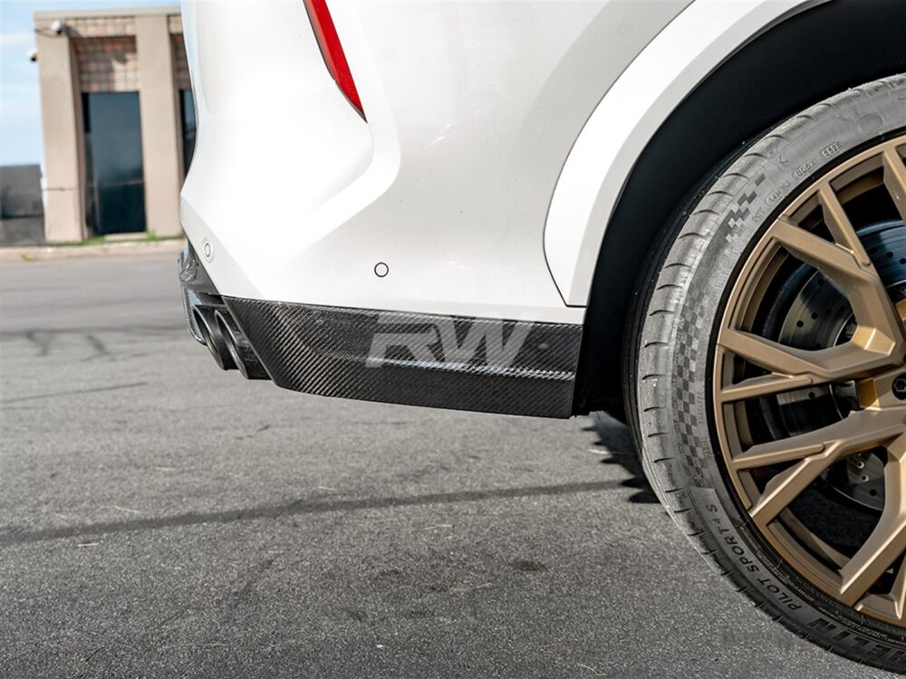 RW Carbon BMW F96 X6M Carbon Fiber Rear Bumper Trim (3)