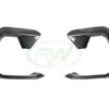 RW Carbon BMW F96 X6M Carbon Fiber Upper Bumper Splitters (5)
