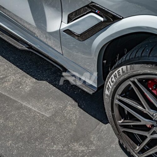 Alternative view of RW Carbon BMW F96 X6M G06 X6 RWS CF Side Skirt Extensions