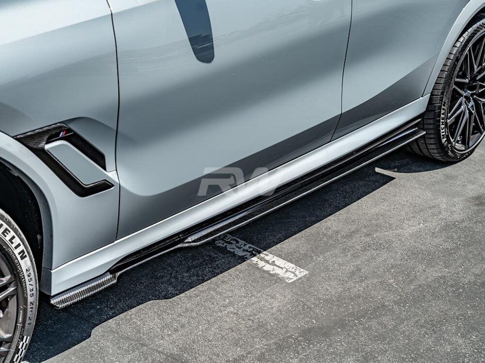 RW Carbon BMW F96 X6M G06 X6 RWS CF Side Skirt Extensions (14)