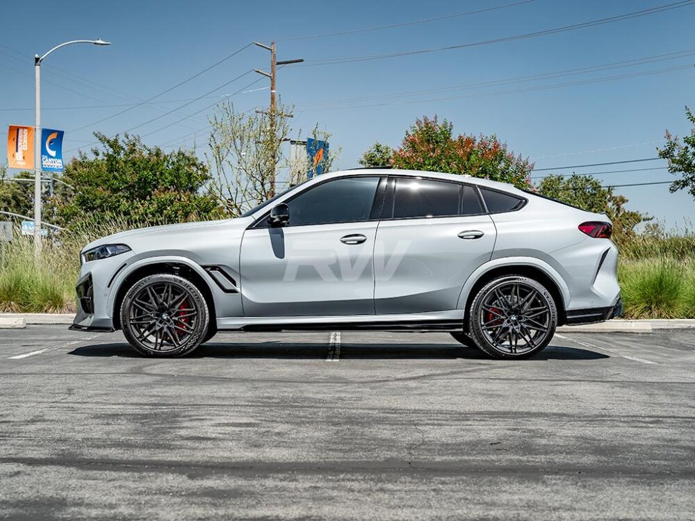 RW Carbon BMW F96 X6M G06 X6 RWS CF Side Skirt Extensions (8)