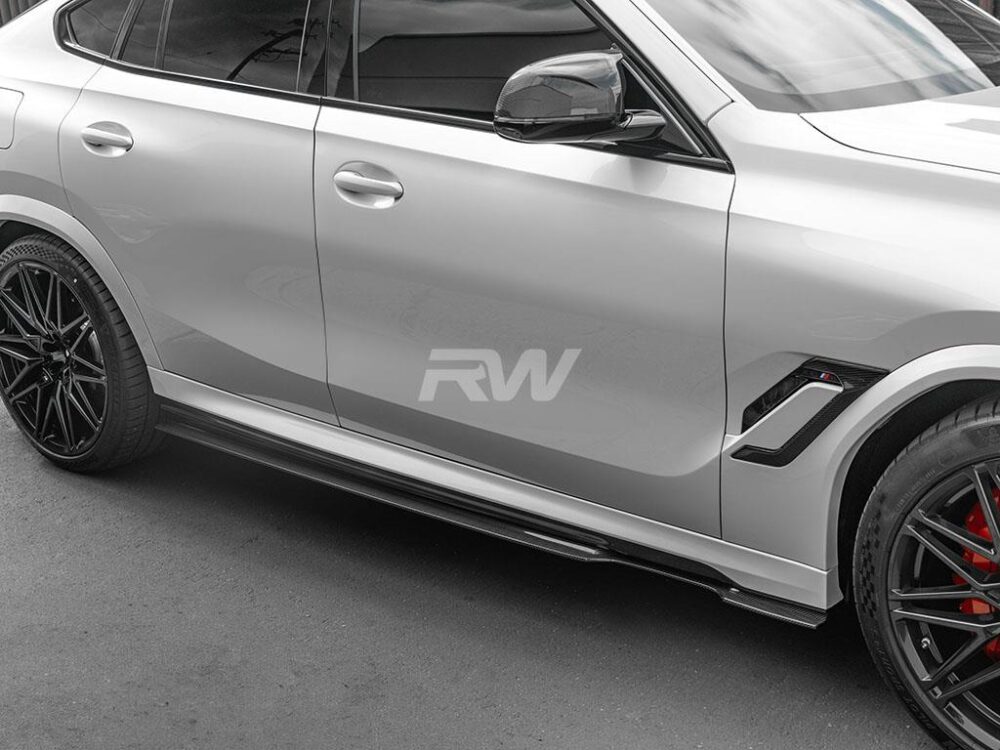 RW Carbon BMW F96 X6M G06 X6 RWS CF Side Skirt Extensions (9)