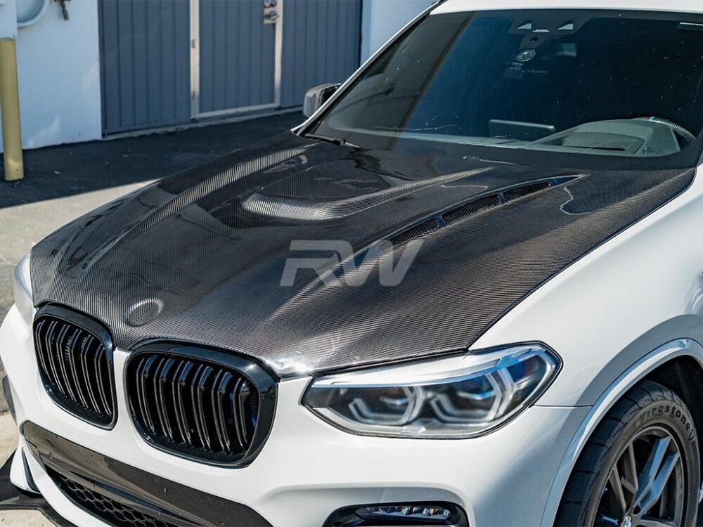 RW Carbon BMW F97 F98 G01 G02 Carbon Fiber Hood - Image 2