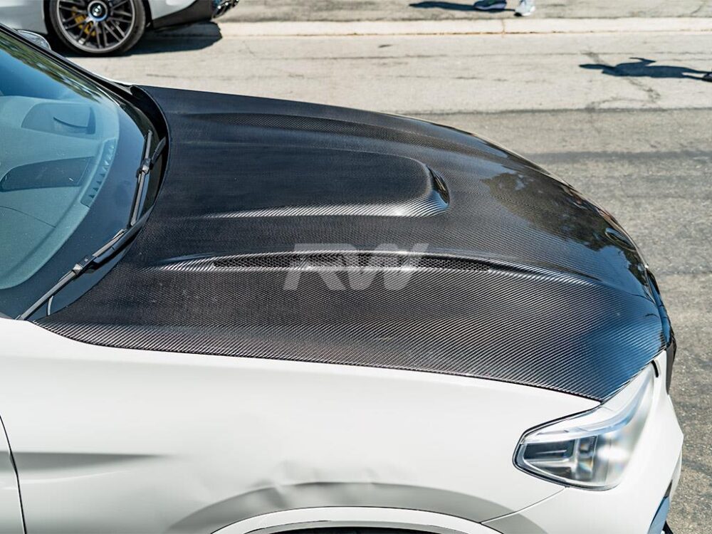 RW Carbon BMW F97 F98 G01 G02 Carbon Fiber Hood - Image 3