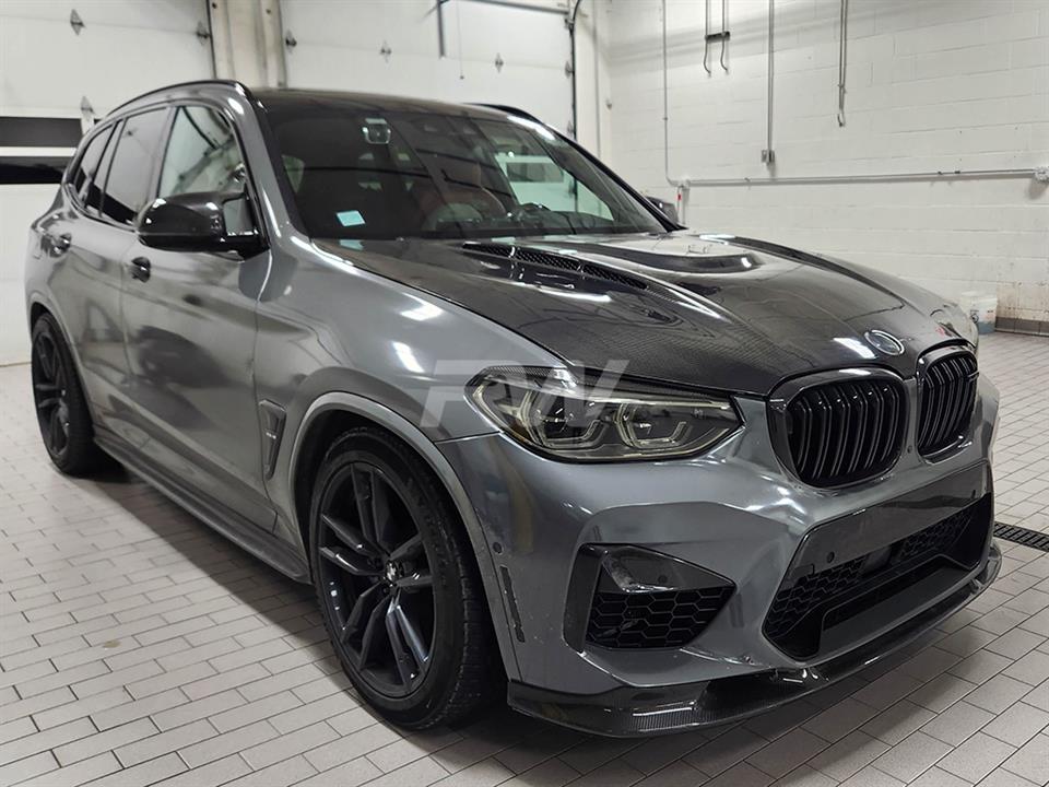 RW Carbon BMW F97 F98 G01 G02 Carbon Fiber Hood - Image 6