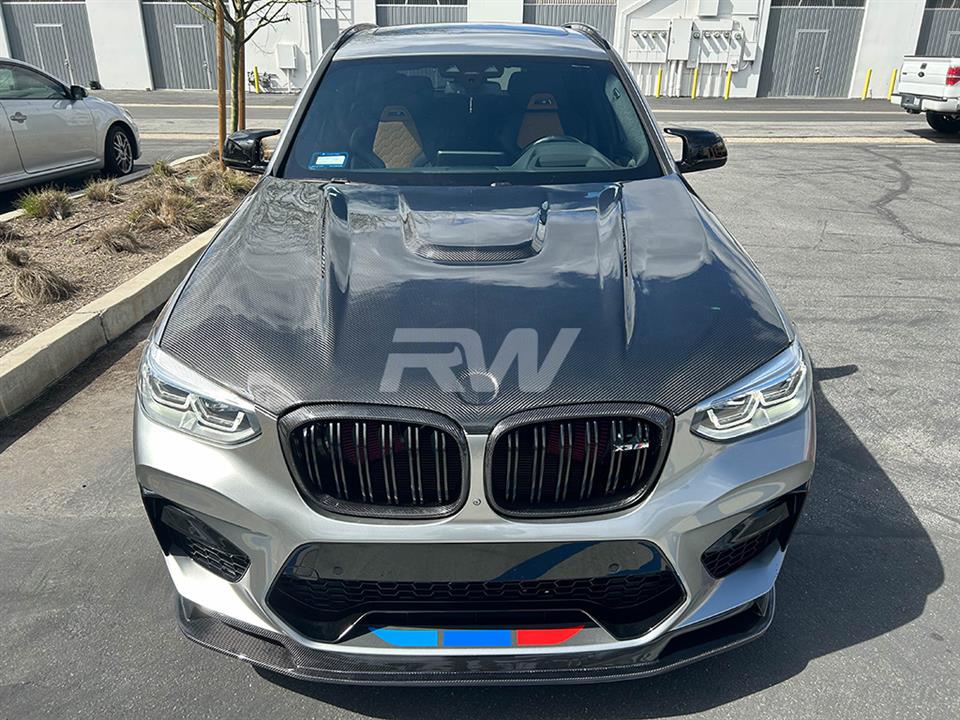 RW Carbon BMW F97 F98 G01 G02 Carbon Fiber Hood - Image 9