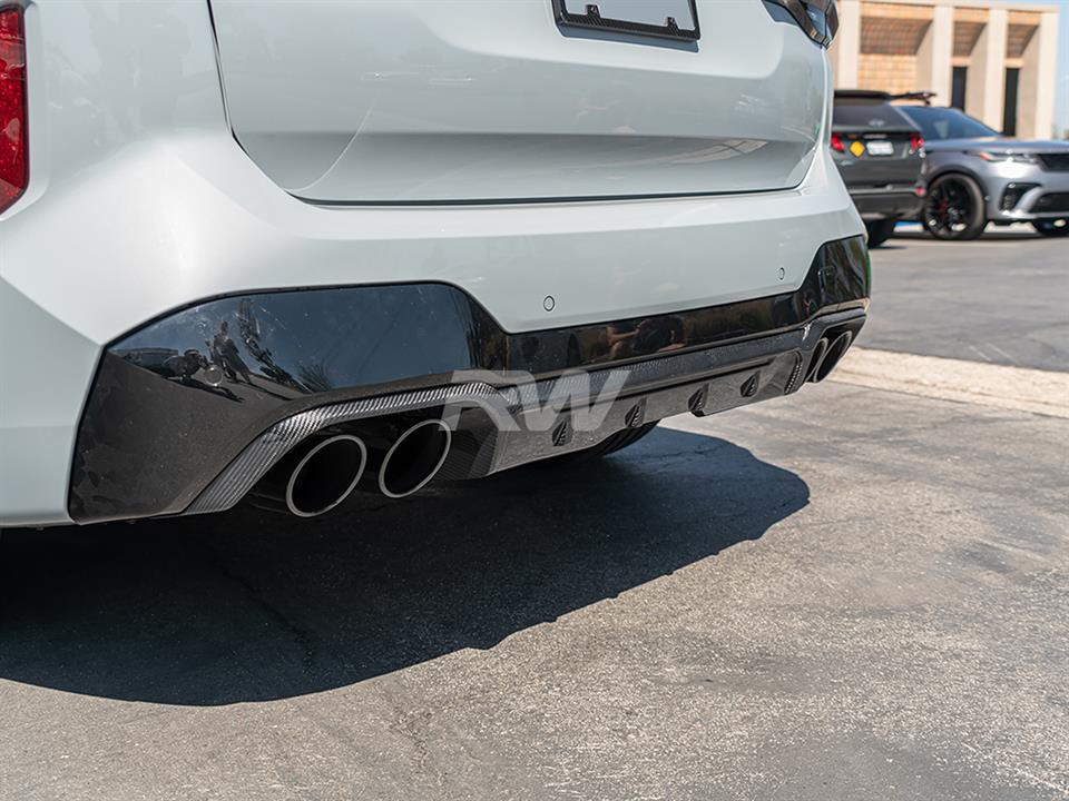 RW Carbon BMW F97 X3M Carbon Fiber Diffuser (14)