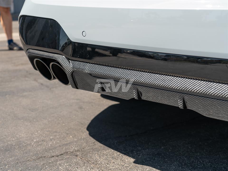 RW Carbon BMW F97 X3M Carbon Fiber Diffuser (2)