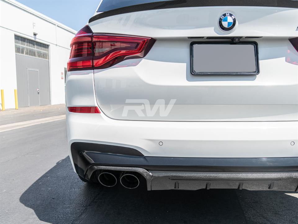 RW Carbon BMW F97 X3M Carbon Fiber Diffuser (6)