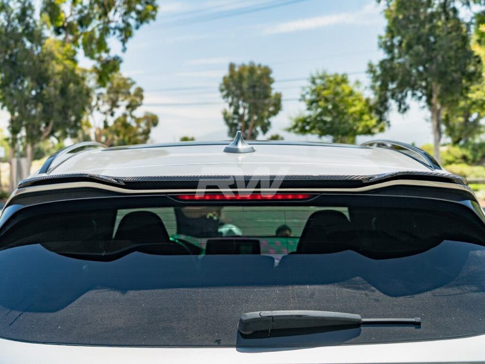 RW Carbon BMW F97 X3M Carbon Fiber Roof Spoiler (2)