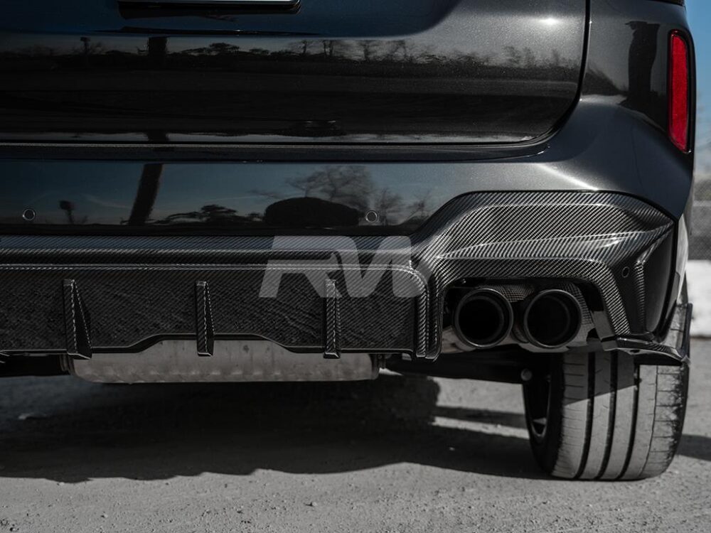 RW Carbon BMW F97 X3M LCI Carbon Fiber Diffuser - Image 6