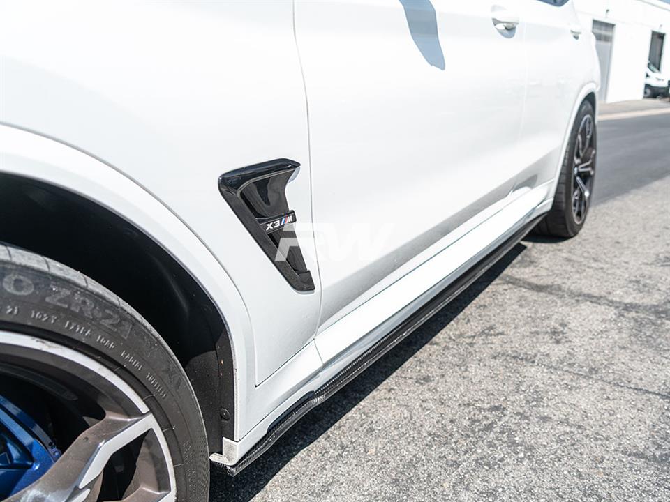 RW Carbon BMW G01 G02 F97 F98 RWS CF Side Skirt Extensions (6)