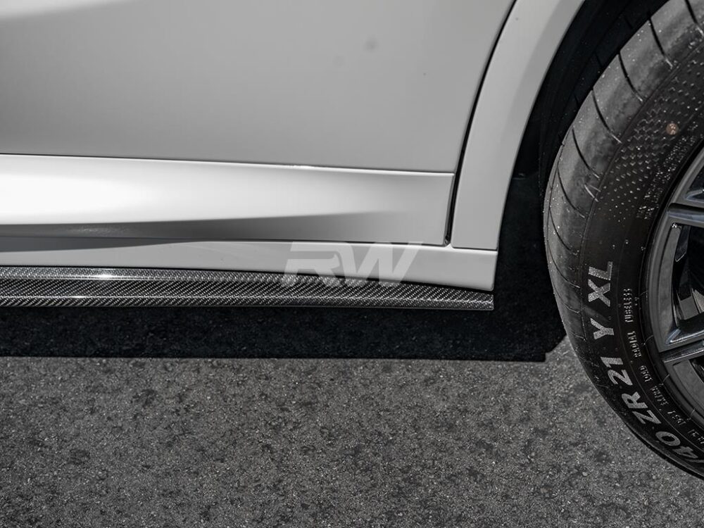 RW Carbon BMW G01 G02 F97 F98 RWS CF Side Skirt Extensions (9)