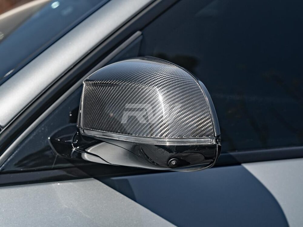 RW Carbon BMW G01 G02 G05 G06 G07 Carbon Fiber Mirror Caps - Image 2