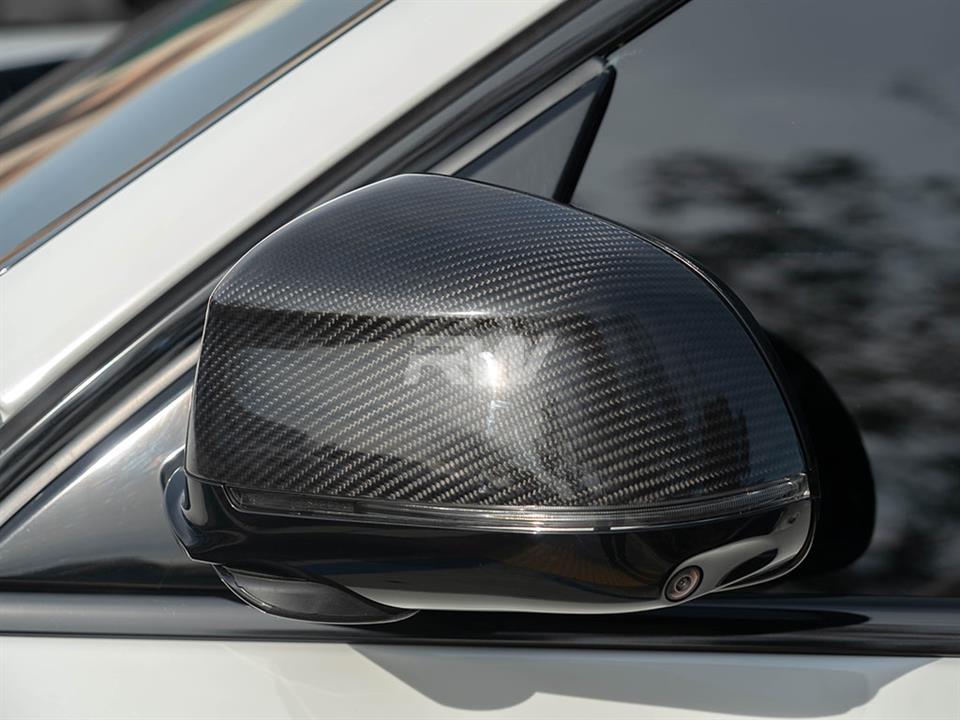RW Carbon BMW G01 G02 G05 G06 G07 Carbon Fiber Mirror Caps - Image 9