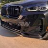 RW Carbon BMW G01 X3 G02 X4 LCI Carbon Fiber Grille Surround - Image 3