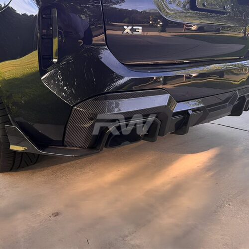 RW Carbon BMW G01 X3 LCI SQ Style Carbon Fiber Diffuser