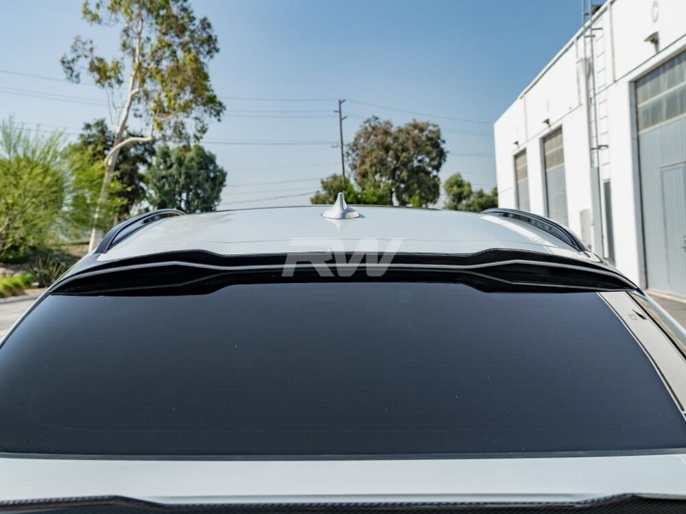 RW Carbon BMW G02 X4 F98 X4M Carbon Fiber Roof Spoiler (1)