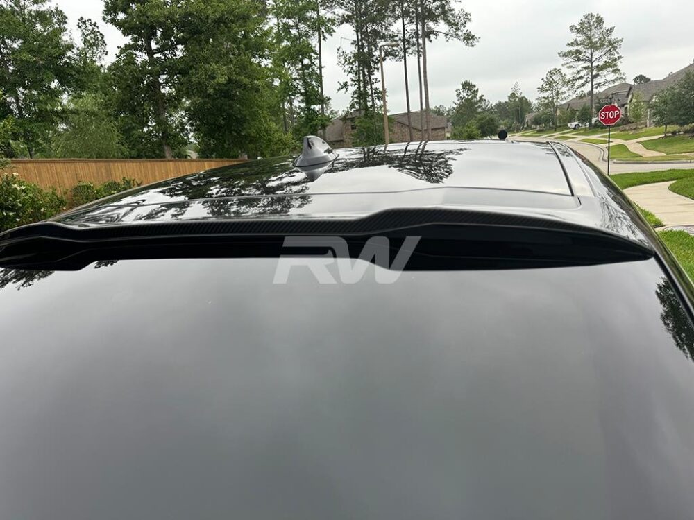 RW Carbon BMW G02 X4 F98 X4M Carbon Fiber Roof Spoiler (2)
