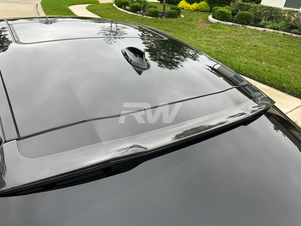 RW Carbon BMW G02 X4 F98 X4M Carbon Fiber Roof Spoiler (4)