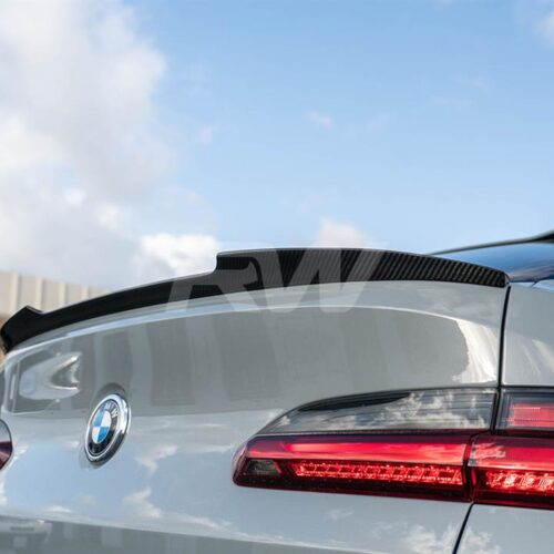 RW Carbon BMW G02 X4 F98 X4M Carbon Fiber Trunk Spoiler