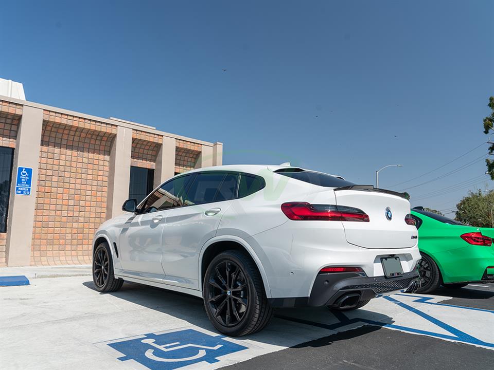 RW Carbon BMW G02 X4 F98 X4M Carbon Fiber Trunk Spoiler (8)