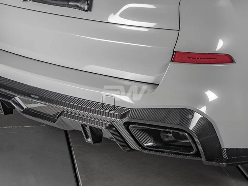 RW Carbon BMW G05 X5 Carbon Fiber Exhaust Tips (1)