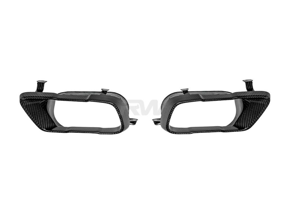 RW Carbon BMW G05 X5 Carbon Fiber Exhaust Tips - Image 4