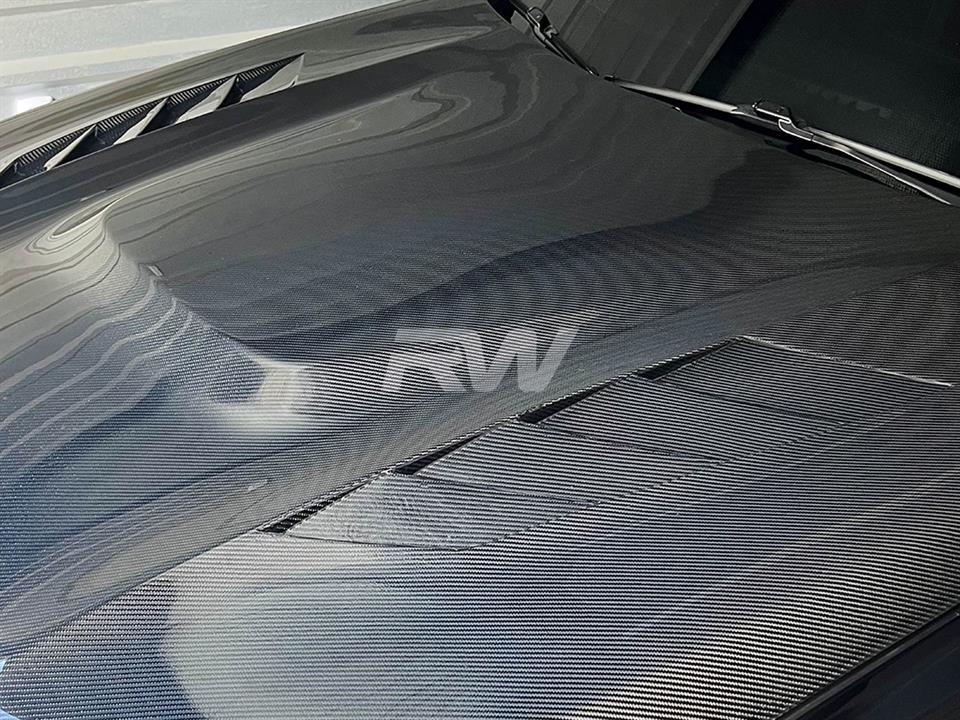 RW Carbon BMW G05 X5 F95 X5M Carbon Fiber Hood - Image 10