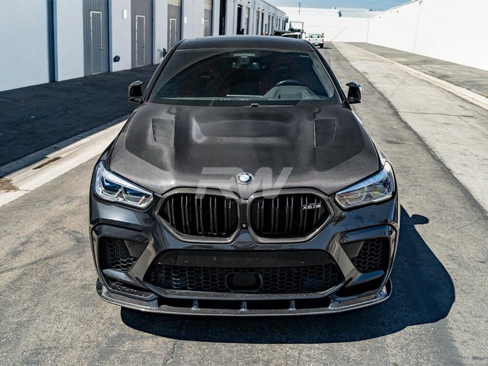 RW Carbon BMW G05 X5 F95 X5M Carbon Fiber Hood - Image 4