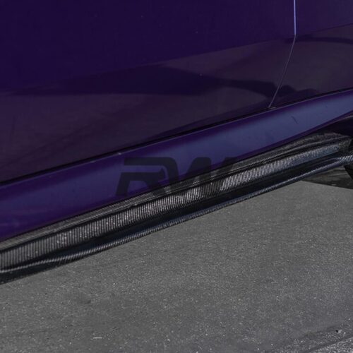 Alternative view of RW Carbon BMW G05 X5 F95 X5M DTM CF Side Skirt Extensions