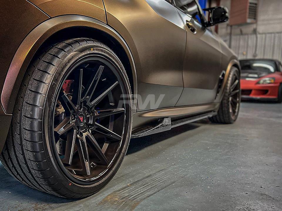 RW Carbon BMW G05 X5 F95 X5M Man Style CF Side Skirt Extensions (3)