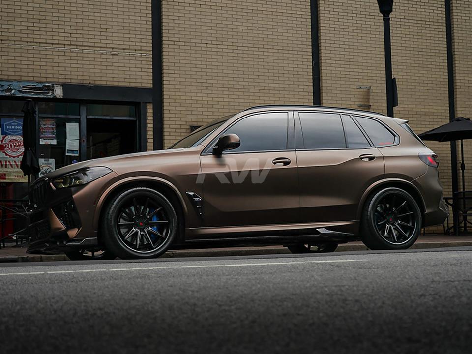 RW Carbon BMW G05 X5 F95 X5M Man Style CF Side Skirt Extensions (4)