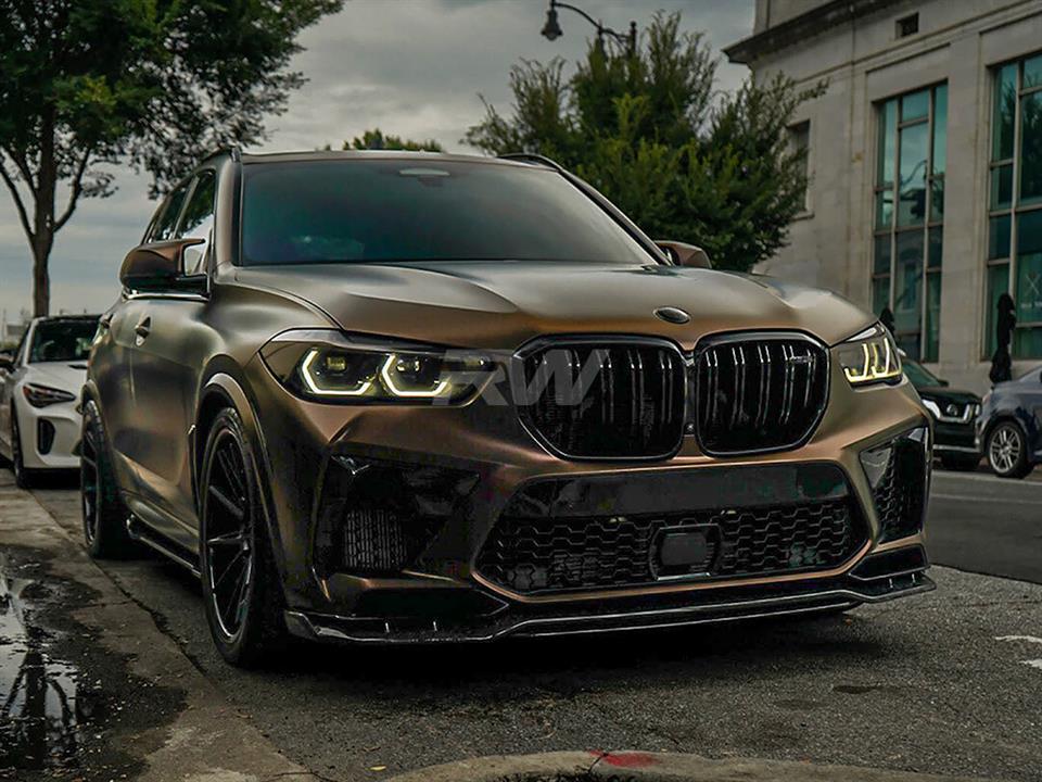 RW Carbon BMW G05 X5 F95 X5M Man Style CF Side Skirt Extensions (5)