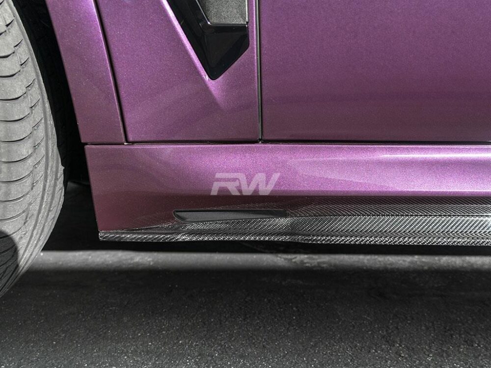 RW Carbon BMW G05 X5 F95 X5M RWS CF Side Skirt Extensions (1)