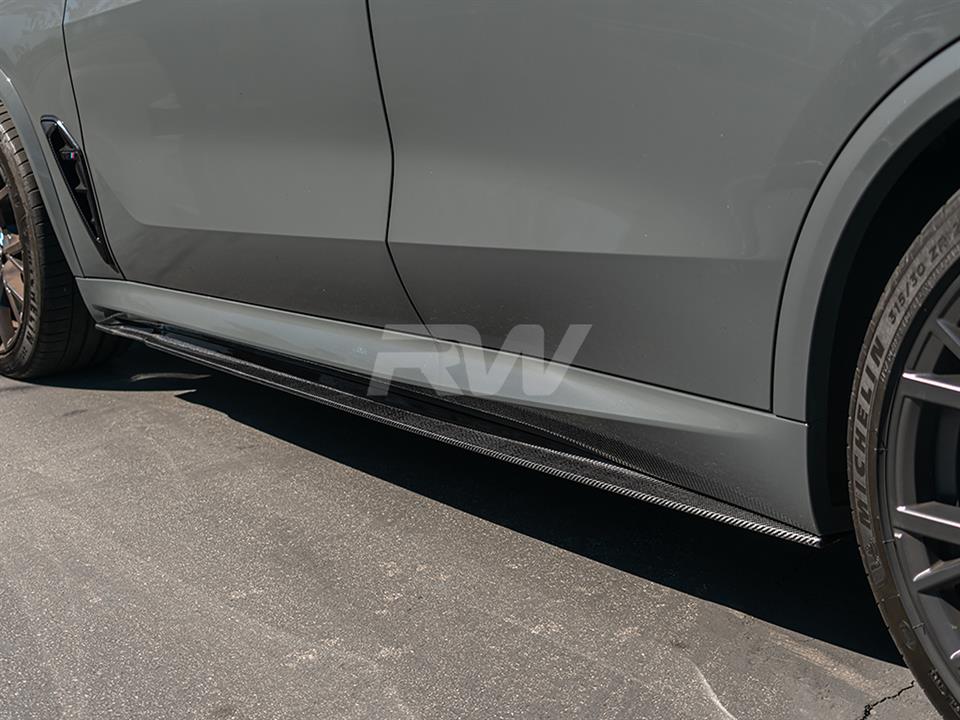 RW Carbon BMW G05 X5 F95 X5M RWS CF Side Skirt Extensions (11)