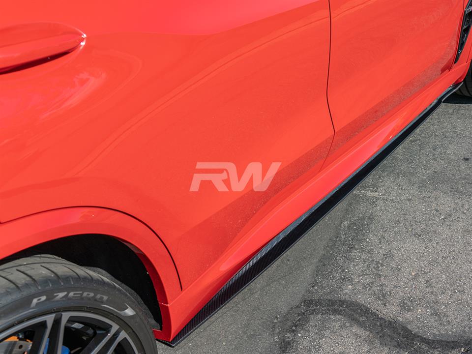 RW Carbon BMW G05 X5 F95 X5M RWS CF Side Skirt Extensions (6)