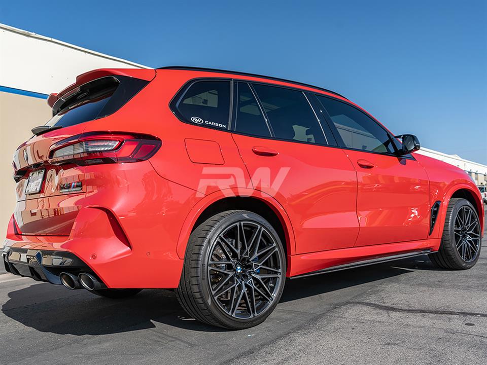 RW Carbon BMW G05 X5 F95 X5M RWS CF Side Skirt Extensions (7)