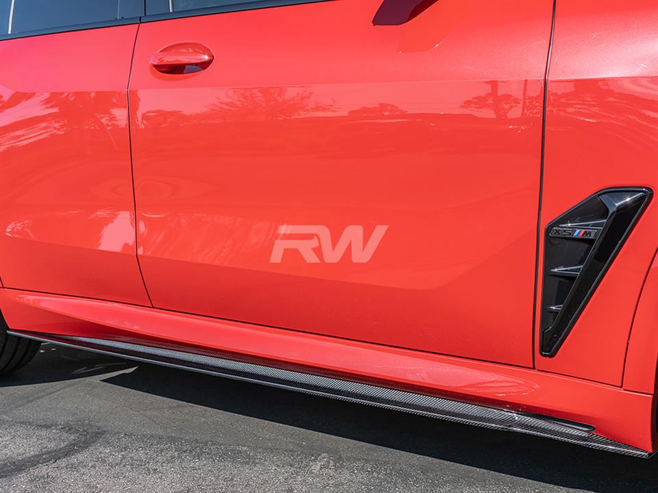 RW Carbon BMW G05 X5 F95 X5M RWS CF Side Skirt Extensions (8)