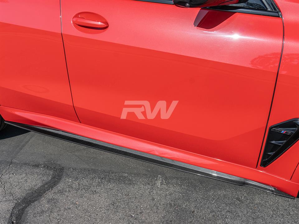 RW Carbon BMW G05 X5 F95 X5M RWS CF Side Skirt Extensions (9)