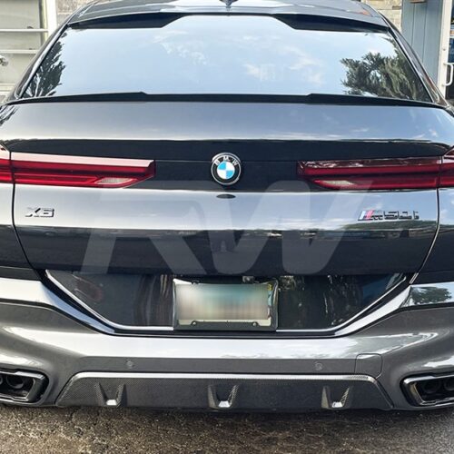 Alternative view of RW Carbon BMW G06 X6 Carbon Fiber Diffuser