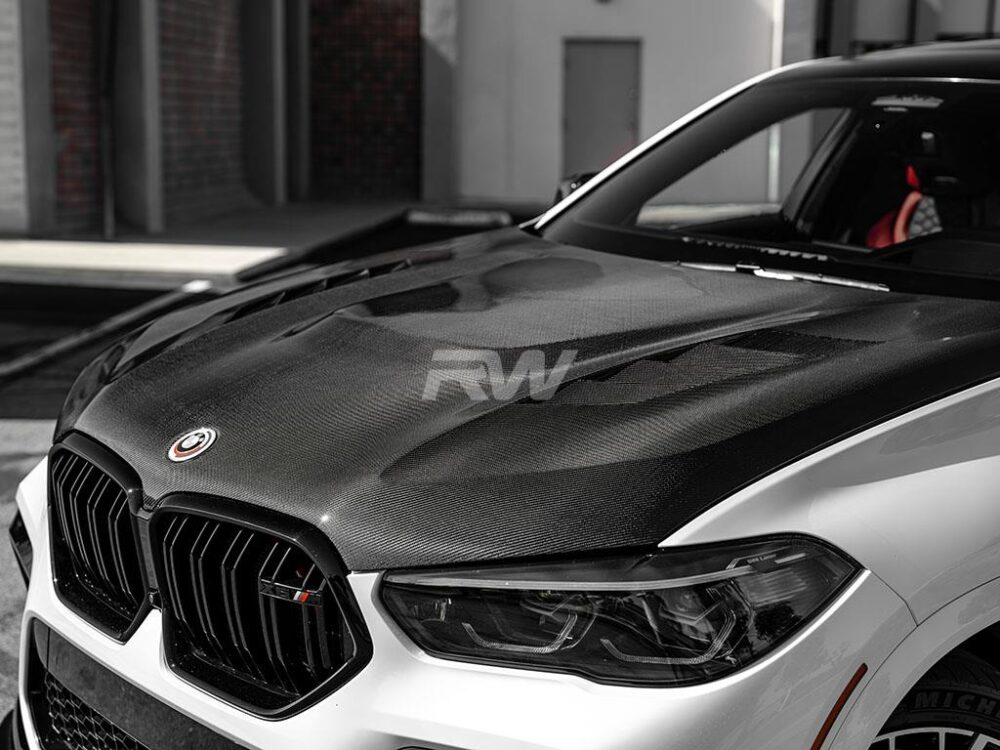 RW Carbon BMW G06 X6 F96 X6M Carbon Fiber Hood