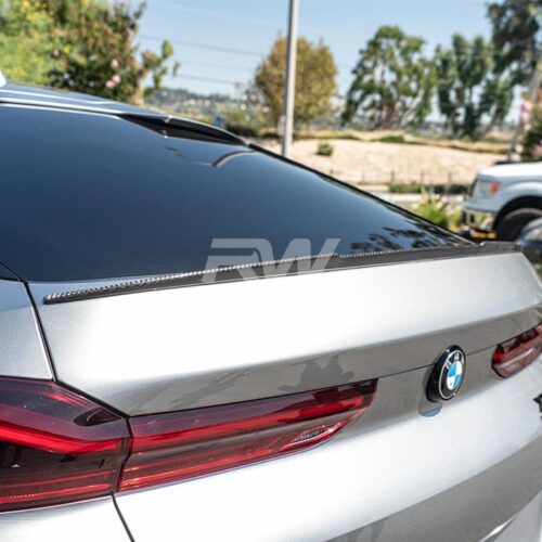 RW Carbon BMW G06 X6 F96 X6M M Style CF Trunk Spoiler