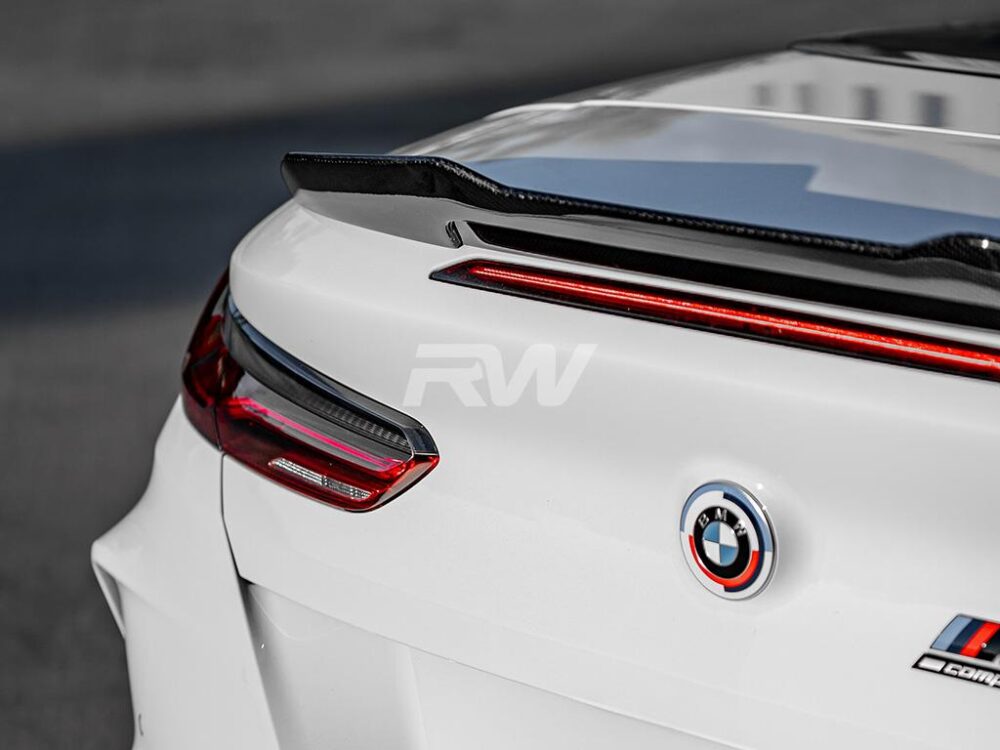 RW Carbon BMW G14 F91 Convertible GTX CF Trunk Spoiler (1)