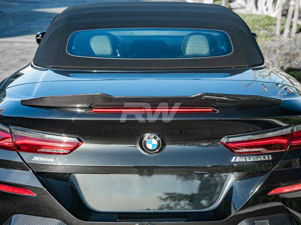 RW Carbon BMW G14 F91 Convertible GTX CF Trunk Spoiler (2)