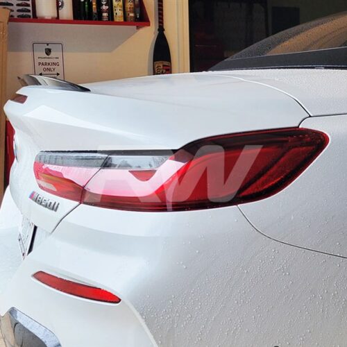 Alternative view of RW Carbon BMW G14 F91 Performance Style CF Trunk Spoiler